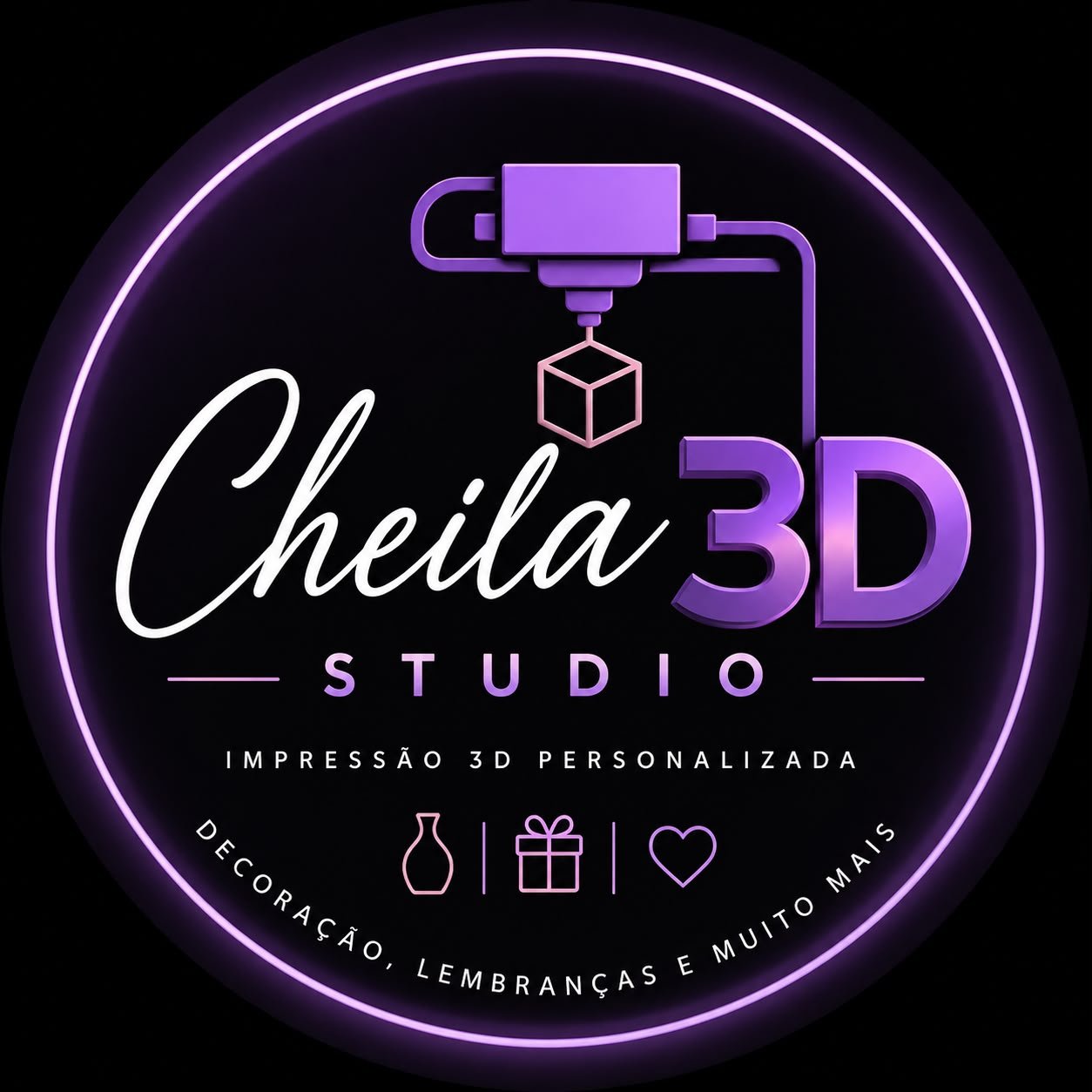 Logo da Cheila 3D Studio